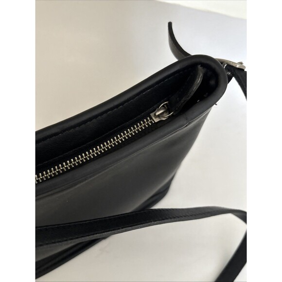 EUC Vintage Coach Mambo Hobo Zip Top Black Leather Crossbody Bag Style 9062 USA - Picture 8 of 15